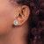 Image of 12mm 14k White Gold Diamond Earrings Jackets EM8576-050-WA