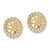 Image of 12mm 14K Yellow Gold Diamond Earrings Jackets EJM5304-075-YA
