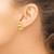 10mm 14K Yellow Gold Round Hinged Hoop Earrings XY116