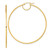 Image of 57.7mm 14K Yellow Gold Polished Fancy Hoop Earrings TF2151