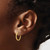 Image of 15.7mm 14K Yellow Gold Polished Hinged Hoop Earrings TF2302