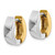 Image of 8mm 14k Two-tone Gold Polished Hinged Hoop Earrings TM583
