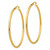 Image of 55mm 14K Yellow Gold Polished 2.5mm Tube Hoop Earrings T928