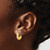 Image of 13.3mm 14K Yellow Gold Polished Hinged Huggie Hoop Earrings TF2299