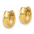 Image of 10mm 14K Yellow Gold Polished Hinged Huggie Hoop Earrings TF2300