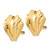 Image of 21mm 14K Yellow Gold Omega Clip Polished Non-pierced Earrings H916