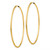 Image of 60mm 14K Yellow Gold Polished Round Endless 2mm Hoop Earrings H988 Image of 60mm 14K Yellow Gold Polished Round Endless 2mm Hoop Earrings H988