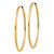 Image of 34mm 10k Yellow Gold 1.5mm Polished Round Endless Hoop Earrings 10XY1163