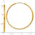 Image of 34mm 10k Yellow Gold 1.5mm Polished Round Endless Hoop Earrings 10XY1163