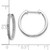 Image of 18mm 10k White Gold Polished Diamond In/Out Hinged Hoop Earrings EM5424-010-1WA