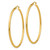 Image of 55mm 14K Yellow Gold Polished 2.5mm Lightweight Tube Hoop Earrings T928L