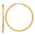 Image of 39.2mm 14K Yellow Gold Polished and Satin Diamond-cut 2.00mm Endless Hoop Earrings TF2182