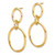 Image of 38mm 14K Yellow Gold Hoop Earrings