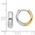 Image of 11mm 14K Two-tone Gold Huggie Earrings