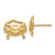 Image of 10mm 10k Yellow Gold Crab Post Earrings