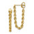 Image of 28mm 10k Yellow Gold Hollow Rope Earrings
