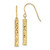 Image of 33.5mm 14K Yellow Gold Polished Dangle Earrings
