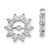 Image of 12mm 10k White Gold AA Fancy Diamond Earrings Jackets