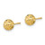Image of 6mm 10k Yellow Gold 6mm Diamond-Cut Ball Post Earrings