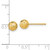 Image of 6mm 10k Yellow Gold 6mm Diamond-Cut Ball Post Earrings