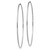 Image of 64mm 14k White Gold 1.5mm Polished Endless Hoop Earrings Image of 64mm 14k White Gold 1.5mm Polished Endless Hoop Earrings