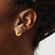 Image of 11.5mm 14K Yellow Gold Polished 5mm Hinged Huggie Hoop Earrings