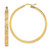Image of 46.63mm 14K Yellow Gold Polished and Satin Greek Pattern Hoop Earrings