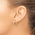 Image of 17.8mm 14K Yellow Gold .40ct 26-1.5mm Round Hoop w/ Safety Clasp Diamond Earrings
