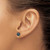 Image of 8.5mm 14K Yellow Gold 6-7mm Round Black Cultured Akoya Pearl and .06ctw Diamond Post Earrings
