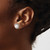 Image of 9mm 14K White Gold 7-8mm Button White Freshwater Cultured Pearl and .28ctw Diamond Post Earrings