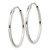 22mm Sterling Silver 1.3mm Hoop Earrings QE4353