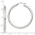 Image of 42mm Sterling Silver 3mm Round Hoop Earrings QE811SP Image of 42mm Sterling Silver 3mm Round Hoop Earrings QE811SP