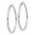 Image of 62mm Sterling Silver 4mm Round Hoop Earrings QE4404SP