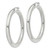 Image of 42mm Sterling Silver 4mm Round Hoop Earrings QE817SP