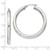 Image of 42mm Sterling Silver 4mm Round Hoop Earrings QE817SP