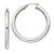 Image of 42mm Sterling Silver 4mm Round Hoop Earrings QE817SP