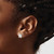 Image of 10mm Sterling Silver CZ Flower Post Earrings QE4952 Image of 10mm Sterling Silver CZ Flower Post Earrings QE4952
