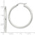 Image of 36mm Sterling Silver 2.5mm Round Hoop Earrings QE4387SP