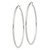 Image of 62mm Sterling Silver 2mm Diamond-cut Hoop Earrings QE4468SP