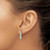 Image of Sterling Silver Polished CZ Teardrop Post Earrings QE17045