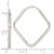 Image of 28.3mm Sterling Silver Polished Diamond-cut Endless Hoop Earrings QE15831