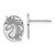 Image of 11.8mm Sterling Silver Unicorn Post Earrings