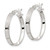 Image of 21mm Sterling Silver 2.75x20mm Hoop Earrings