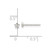 Image of 3.1mm Sterling Silver E-Coating Star Post Earrings