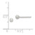 Image of 3.6mm Sterling Silver Brushed 3mm Ball Post Earrings