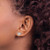 Image of 7mm Sterling Silver E-Coating CZ Heart in a Heart Earrings