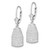 Image of 33.72mm Sterling Silver Polished Key West,FL Leverback Earrings
