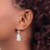 Image of 33.72mm Sterling Silver Polished Key West,FL Leverback Earrings