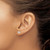 Image of 4mm Sterling Silver 4mm Princess Basket Set CZ Stud Earrings
