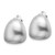 Image of 16.6mm Sterling Silver Rhodium-plated Satin Non-Pierced Earrings